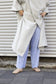 WOMEN　IIROT/イロット　Cotton Stripe Side Tuck Wide Pants