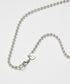 MEN/WOMEN　 20/80 トゥエンティーエイティー　STERLING SILVER BALL CHAIN NECKLACE 3mm WIDTH