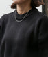 MEN/WOMEN　 20/80 トゥエンティーエイティー　STERLING SILVER BALL CHAIN NECKLACE 3mm WIDTH