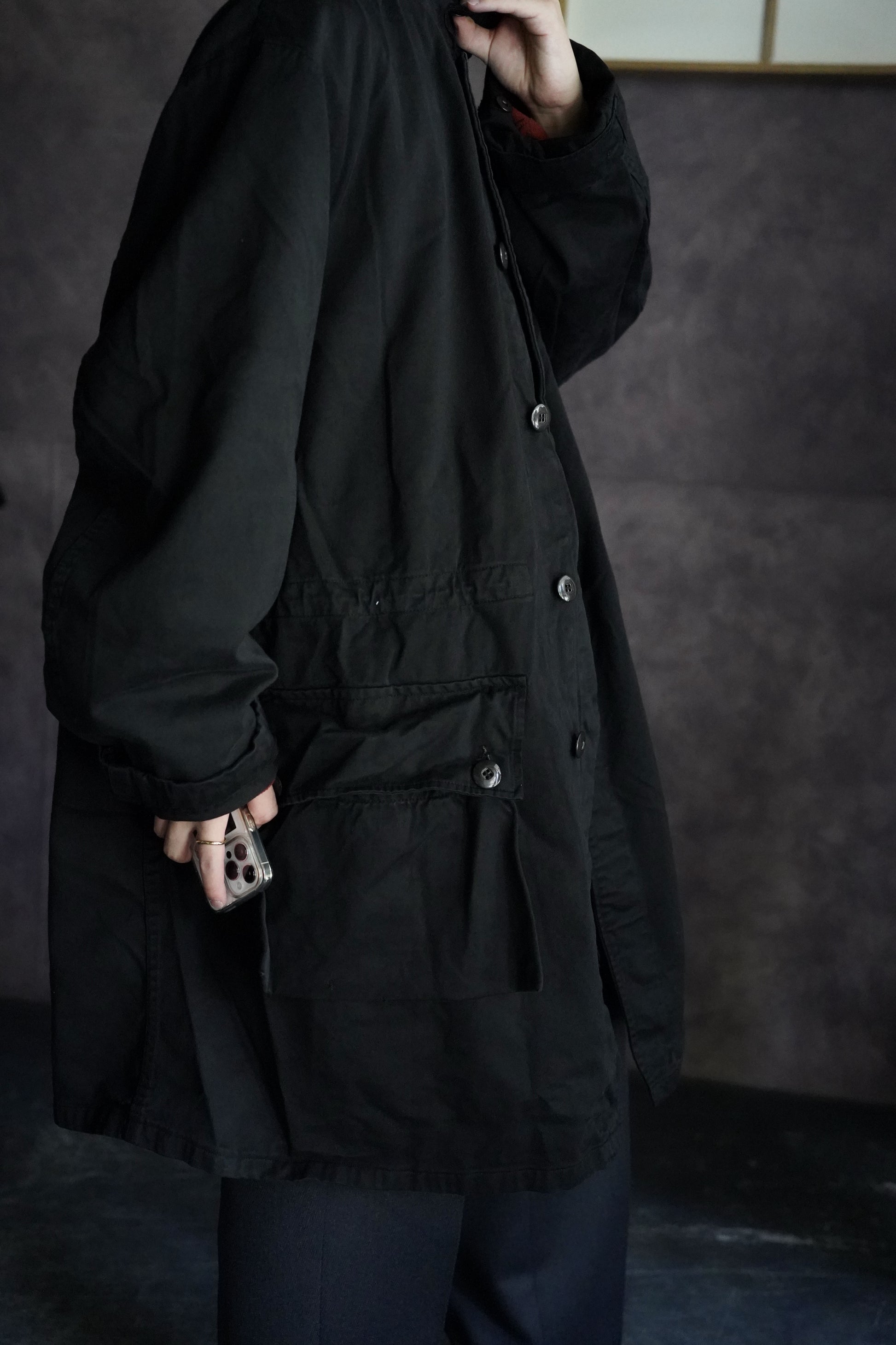 VINTAGE/ビンテージ　SWEDEN ARMY M59 COAT BLACK スウェーデン軍M59コート