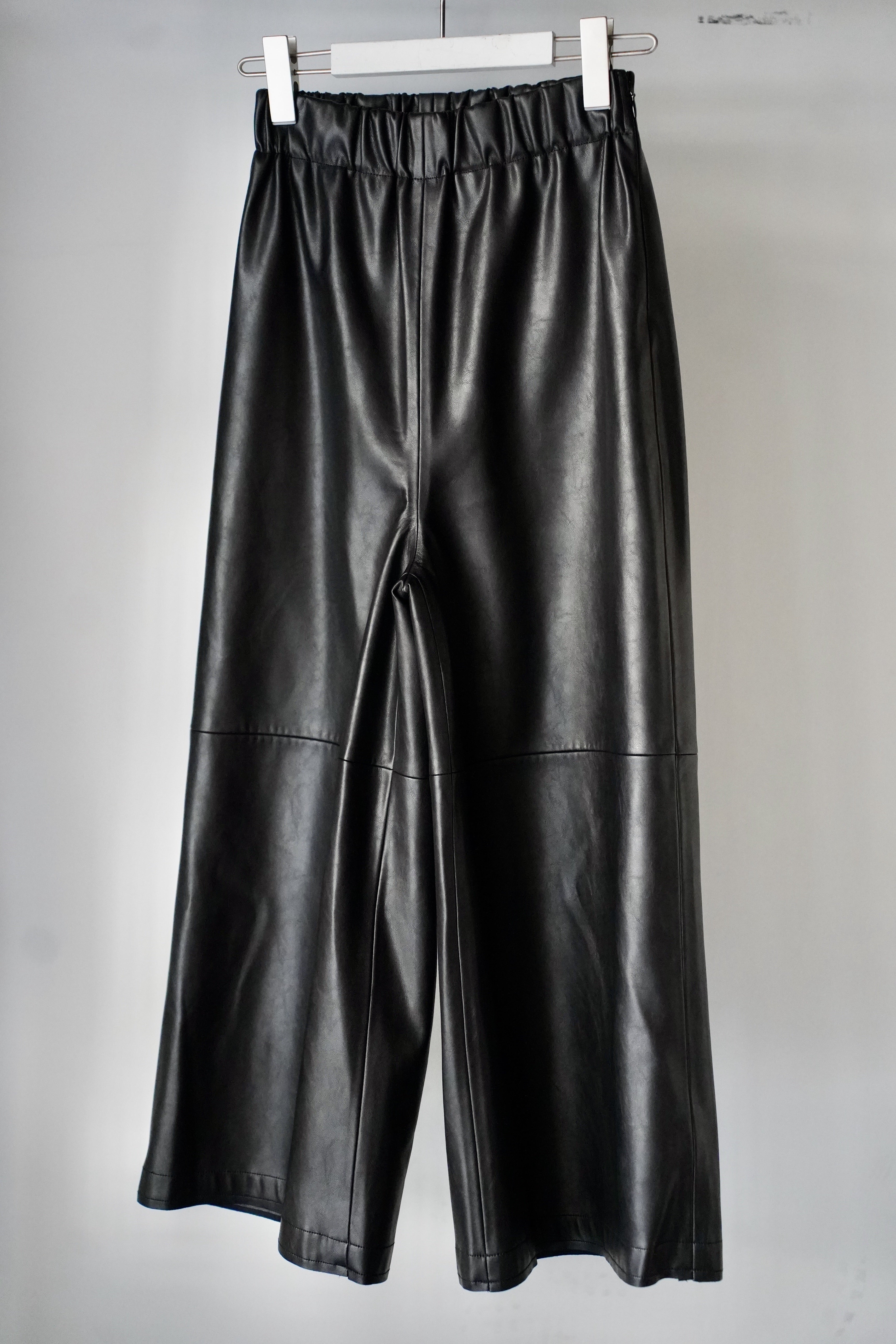 WOMEN IIROT/イロット Aynthetic Leather Cropped Pant – _COMES