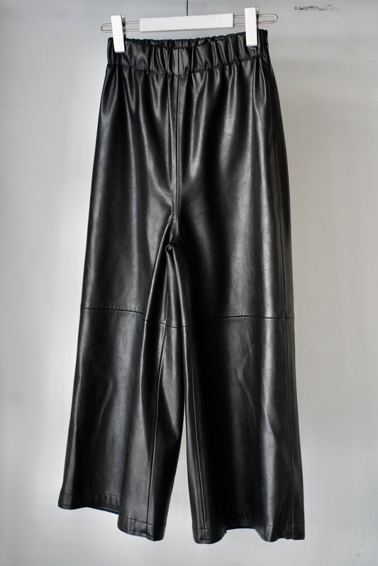 WOMEN　IIROT/イロット　Aynthetic Leather Cropped Pant